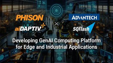 Advantech hợp tác với Phison để phát triển nền tảng điện toán GenAI cho các ứng dụng công nghiệp và biên